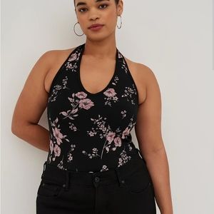 Torrid FOXY V-Neck Halter Top